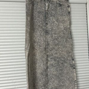 Hard tail Maxi denim skirt